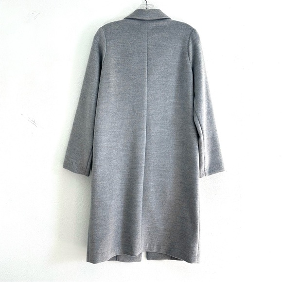 NWT H&M Gray Light-weight Long Coat - SIZE: 0 - Picture 6 of 7
